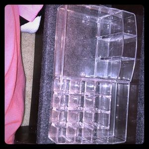 Plastic makeup holder